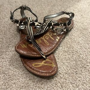 Sam Edelman Women's Sandal Size 7.5 Animal Print